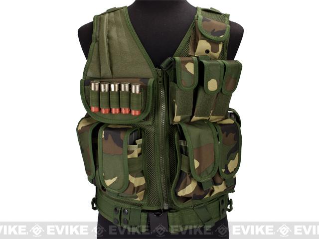 Airsoft Zombie Hunter Starter's Tactical Vest Package (Color: Woodland ...