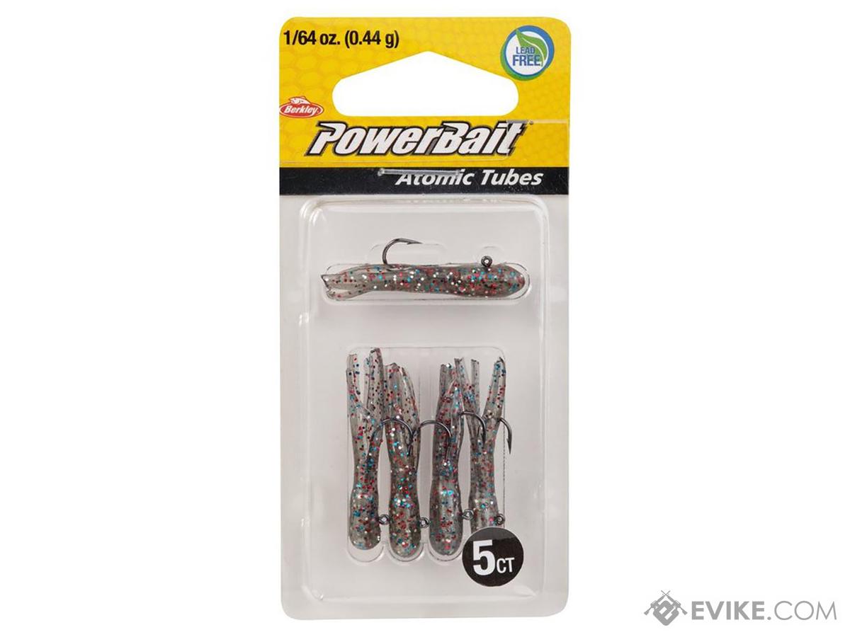 Berkley PowerBait Pre-Rigged Atomic Tubes (Color: Smoke Rainbow Sparkle /  1/64 oz), MORE, Fishing, Jigs & Lures -  Airsoft Superstore