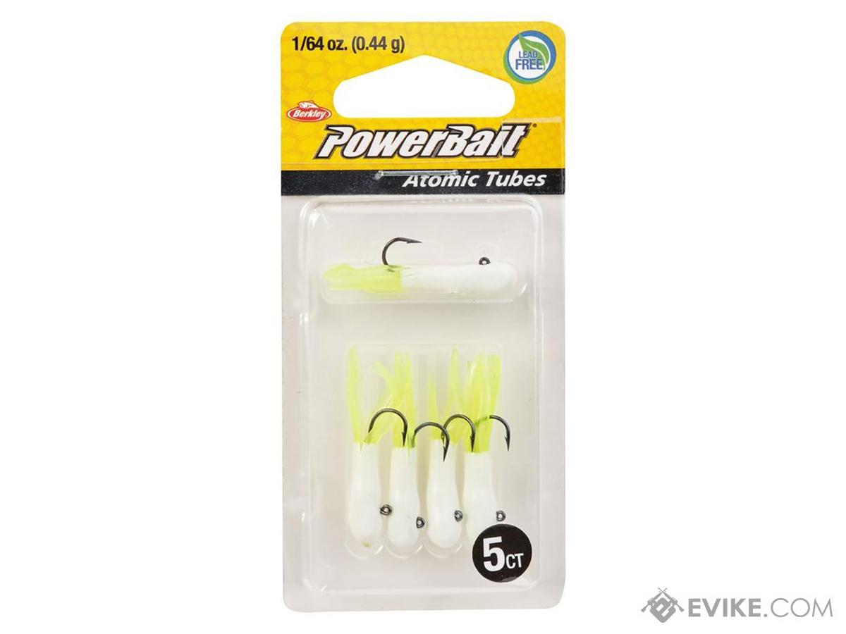 Berkley PowerBait Pre-Rigged Atomic Tubes (Color: White Chartreuse / 1/64  oz), MORE, Fishing, Jigs & Lures -  Airsoft Superstore