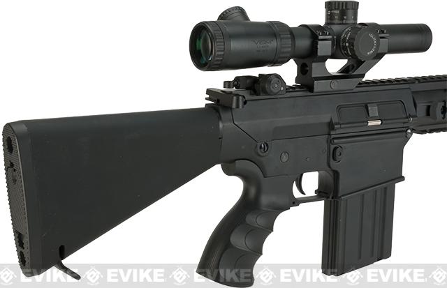 Jg Full Metal Devgru Sr 25 Airsoft Aeg Rifle With Stubby Stock