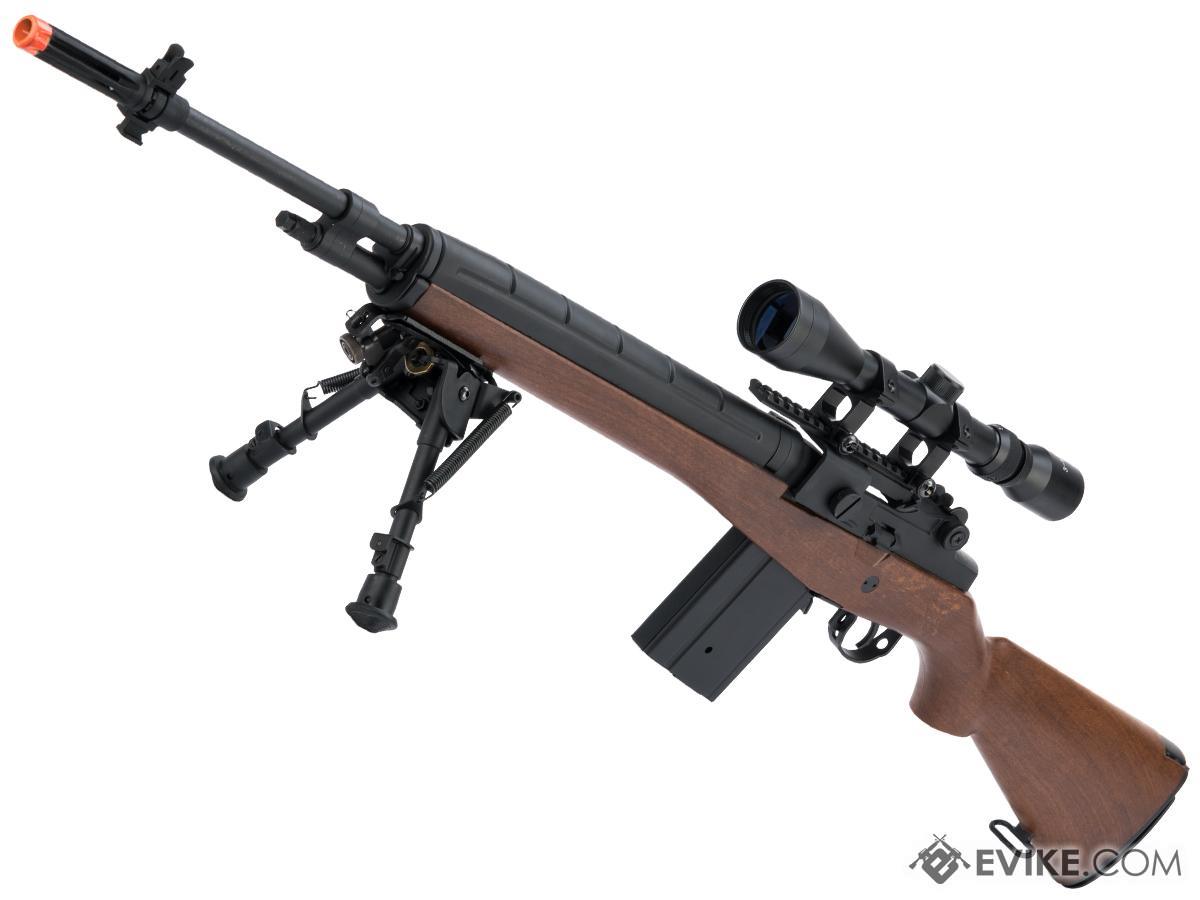 ICS M1 Garand Full Size Airsoft AEG Rifle with Real Wood Stock (Model:  Standard), Airsoft Guns, Airsoft Electric Rifles -  Airsoft  Superstore