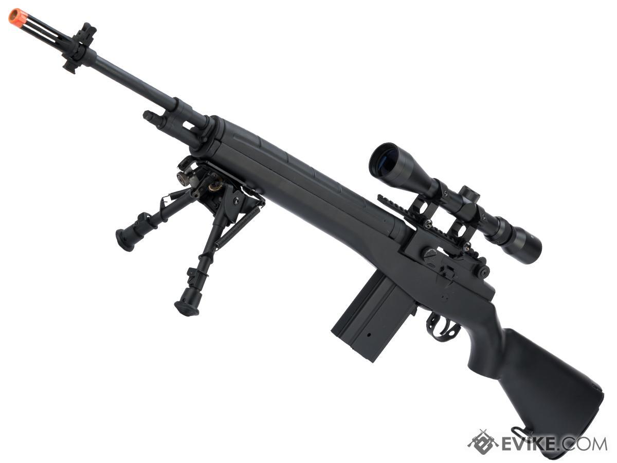 AGM MP008 M14 Airsoft AEG Battle Rifle w/ Scope Mount (Color: Black)