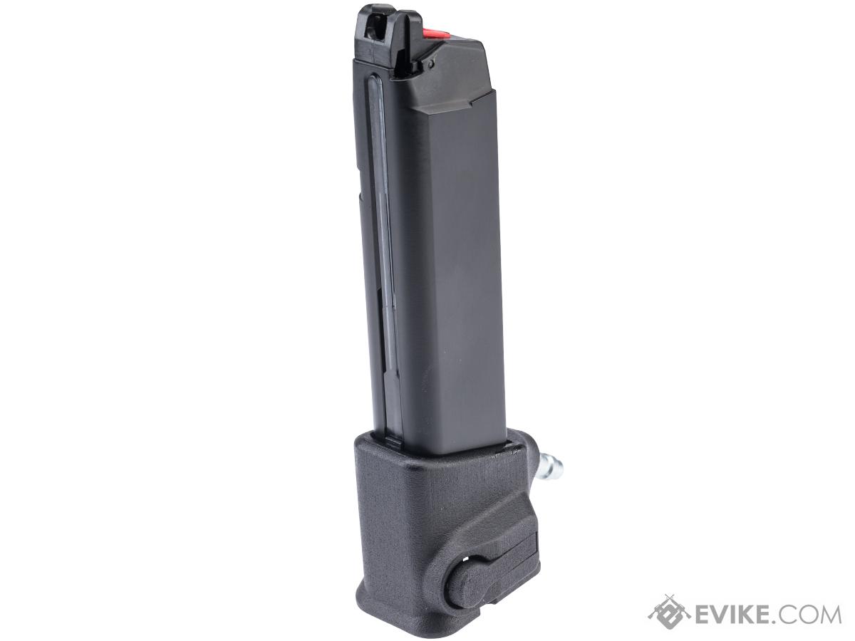 Primary Airsoft HPA to MP5 Magazine Adapter for Gas Blowback Airsoft Pistols w/ Magazine (Model: GLOCK / Straight)