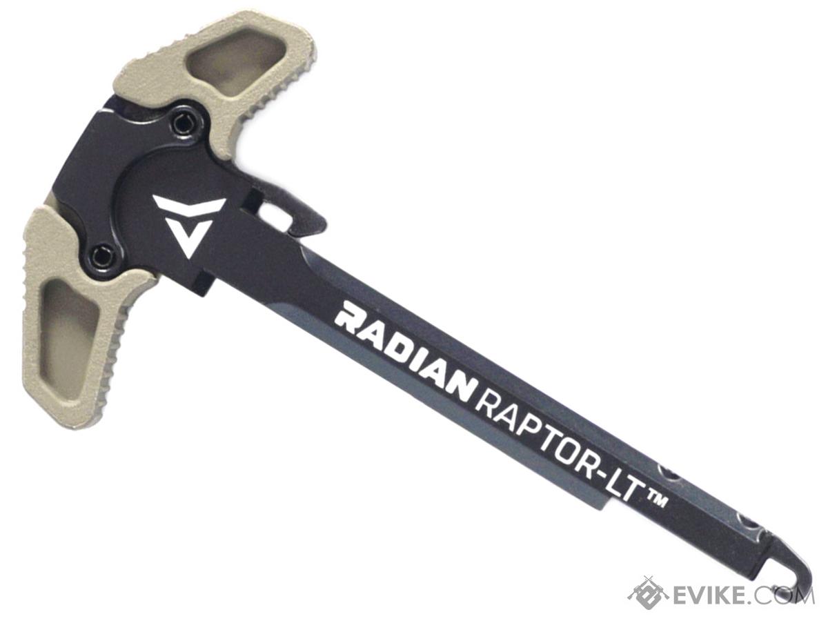 PTS RADIAN Licensed RAPTOR LT Ambidextrous Charging Handle for Airsoft AEG Rifles (Color: Flat Dark Earth)