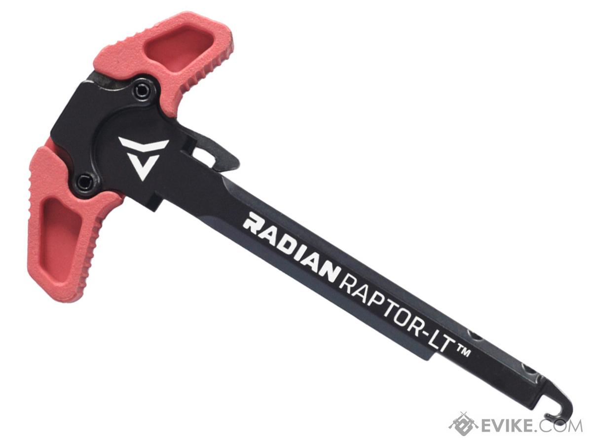 PTS RADIAN Licensed RAPTOR LT Ambidextrous Charging Handle for Airsoft AEG Rifles (Color: Red)