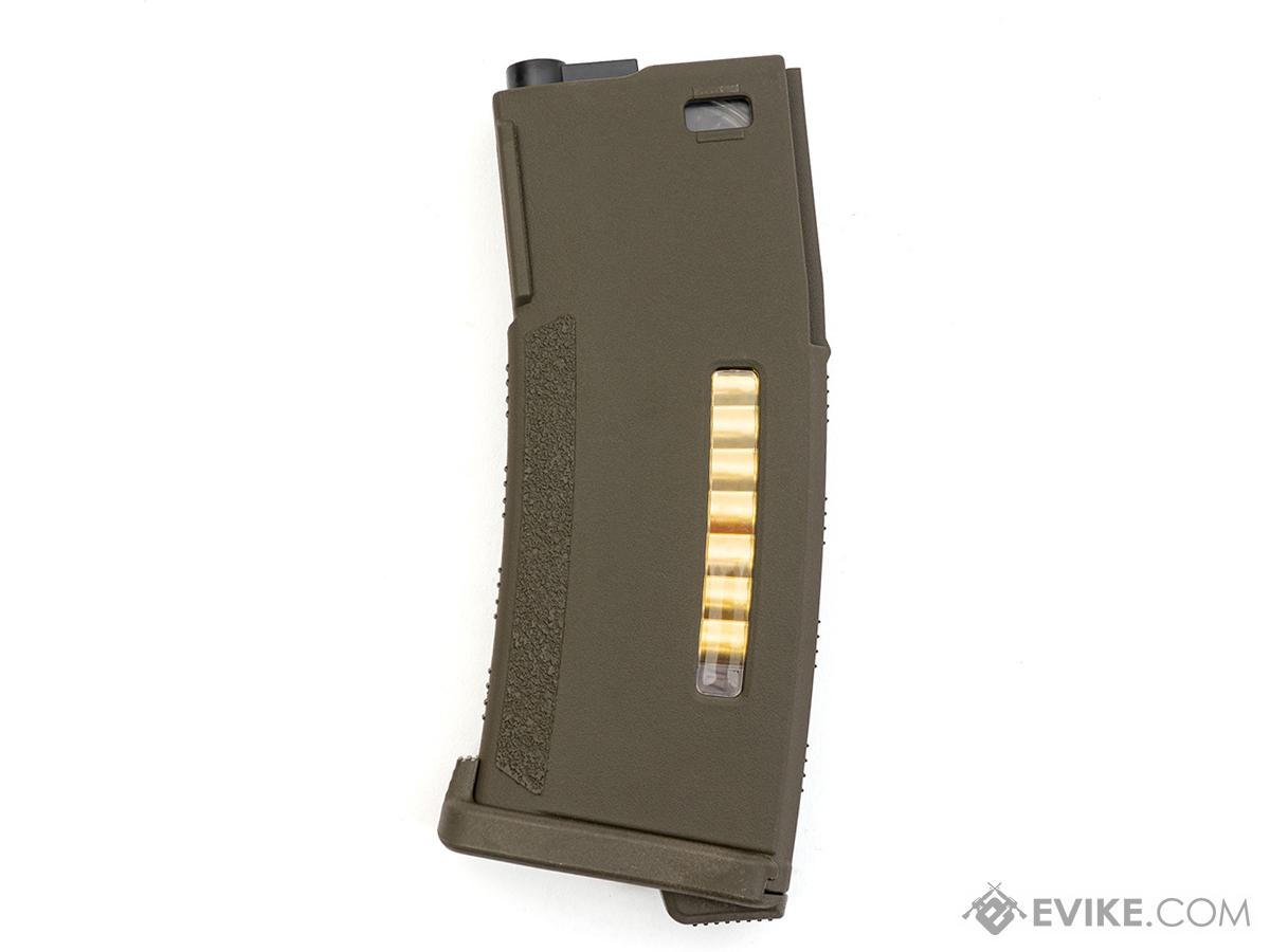 PTS Enhanced Polymer Mid-Cap Magazine for M4 Series Airsoft AEG Rifles (Color: OD Green)