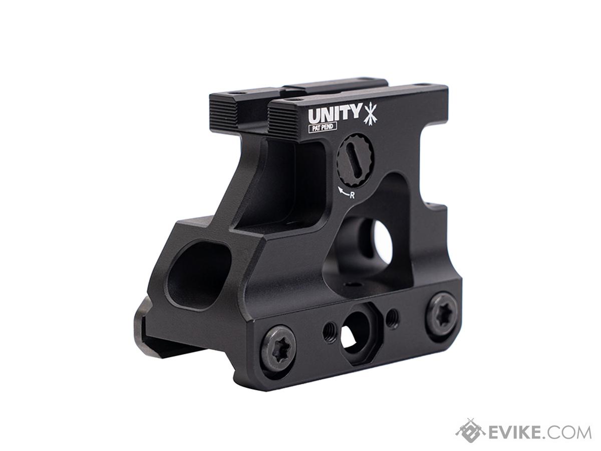 PTS Unity Tactical Licensed FAST MRO Footprint Red Dot Mount (Color: Black)