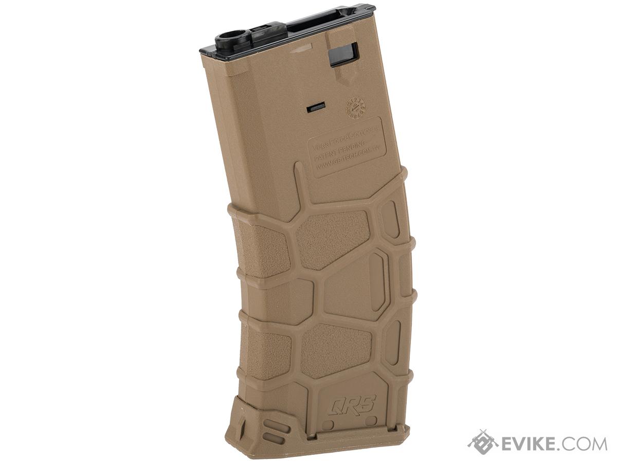 VFC QRS Polymer Magazine for M4/M16 Series Airsoft AEGs (Type: 300rd Hi-Cap / Dark Earth)