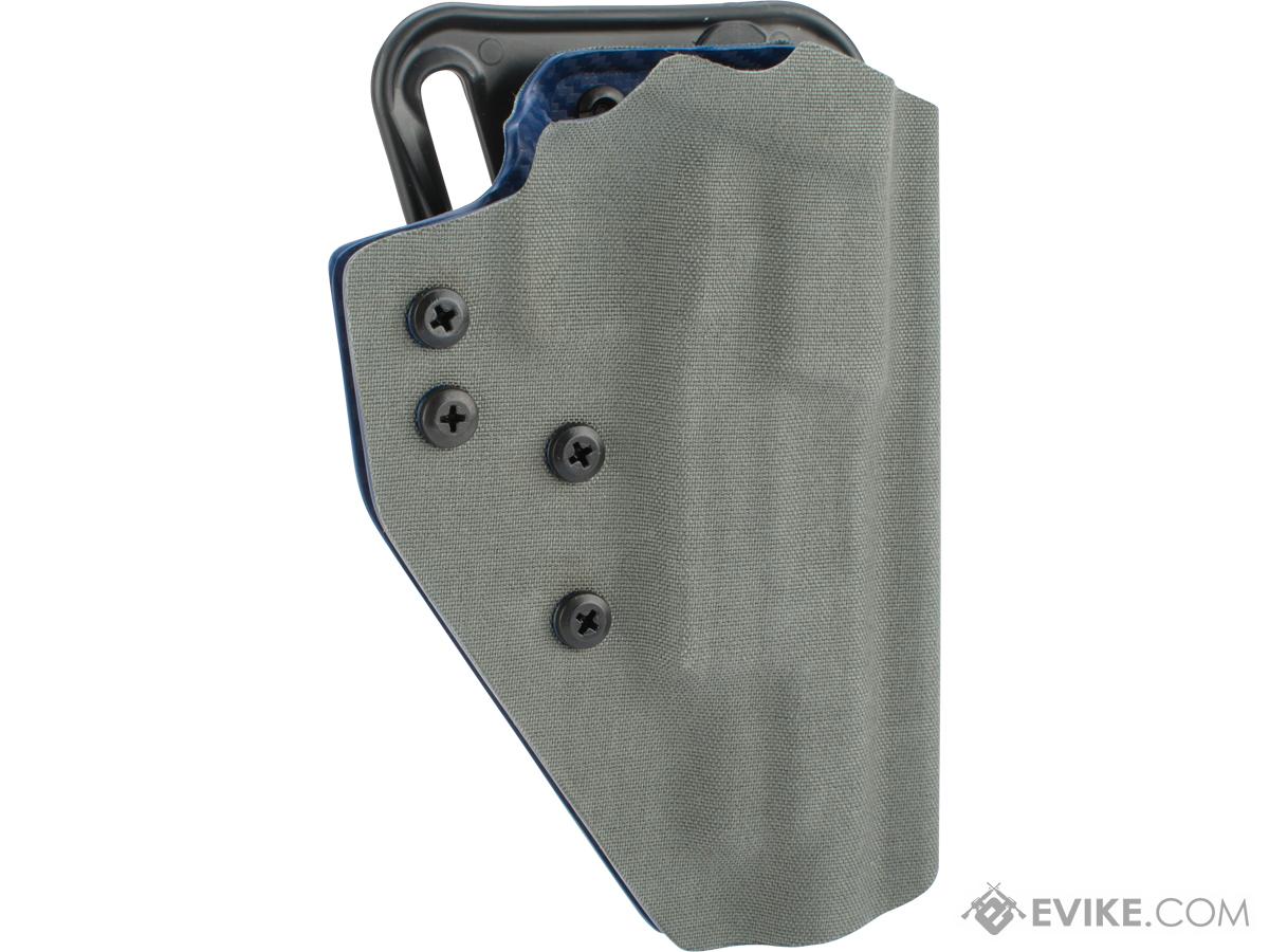 QVO Tactical Secondary OWB Kydex Holster for EMG 2011 / Hi-CAPA Series (Color: Gray)