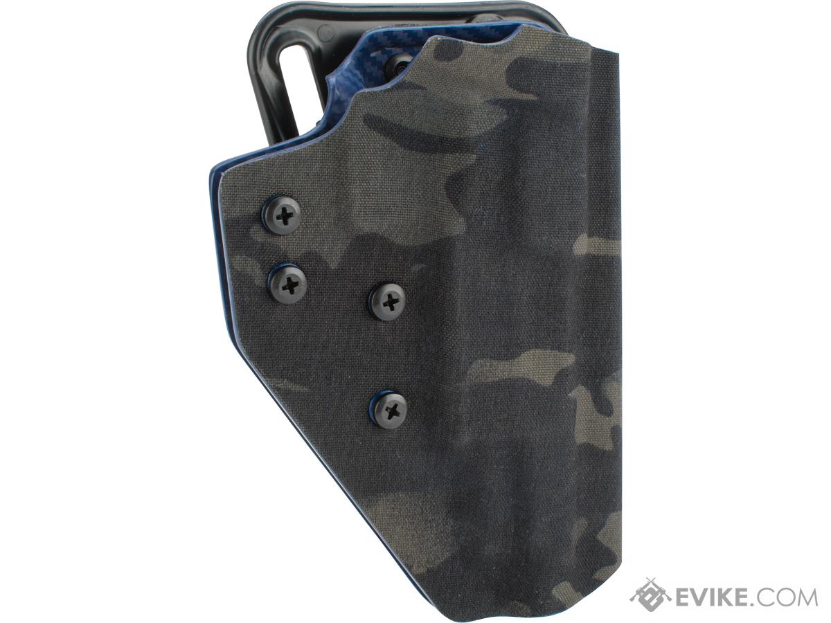 QVO Tactical Secondary OWB Kydex Holster for EMG 2011 / Hi-CAPA Series (Color: Multicam Black)