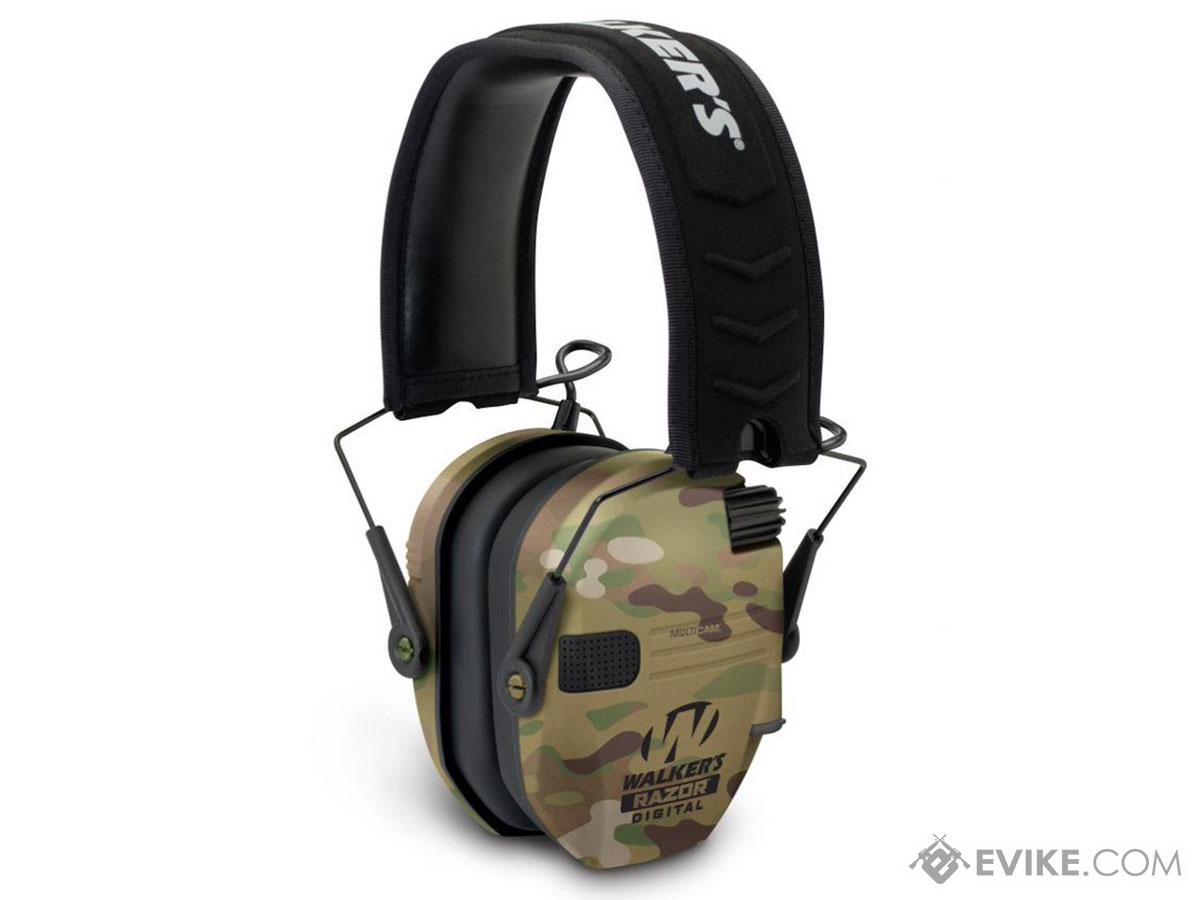 Walker's Razor Slim Electronic Ear Muff (Color: Multicam - Tan)