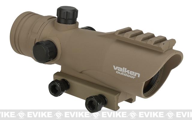 V-Tactical 1x30mm Red Dot Sight by Valken (Color: Tan)