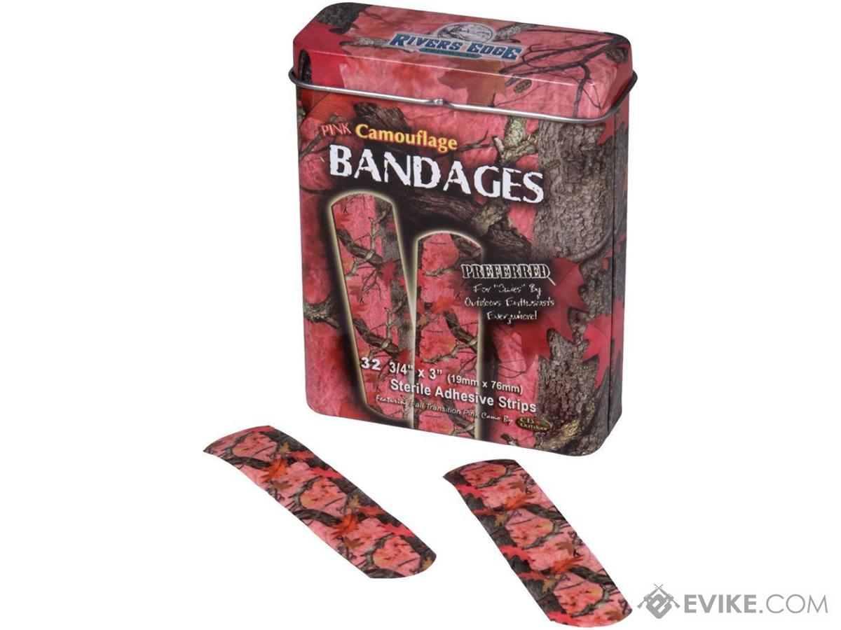 River's Edge Camo Bandages (Color: Pink)