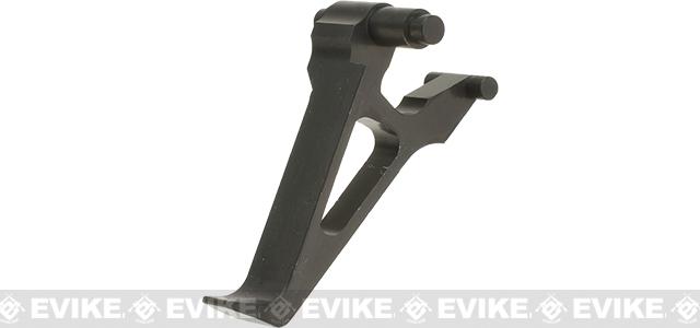 Retro Arms CNC Machined Aluminum Trigger for AK Series AEG Rifles (Color: Black / Style A)