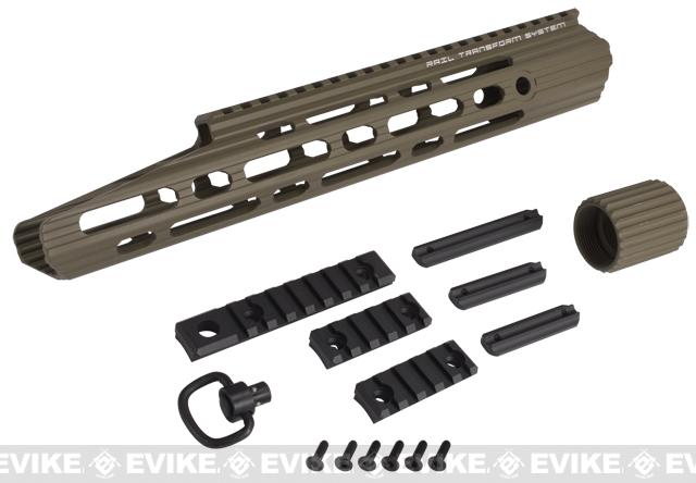 APS Guardian RIS Handguard Set for M4 / M16 Series Airsoft AEG Rifles (Color: Dark Earth / 13)