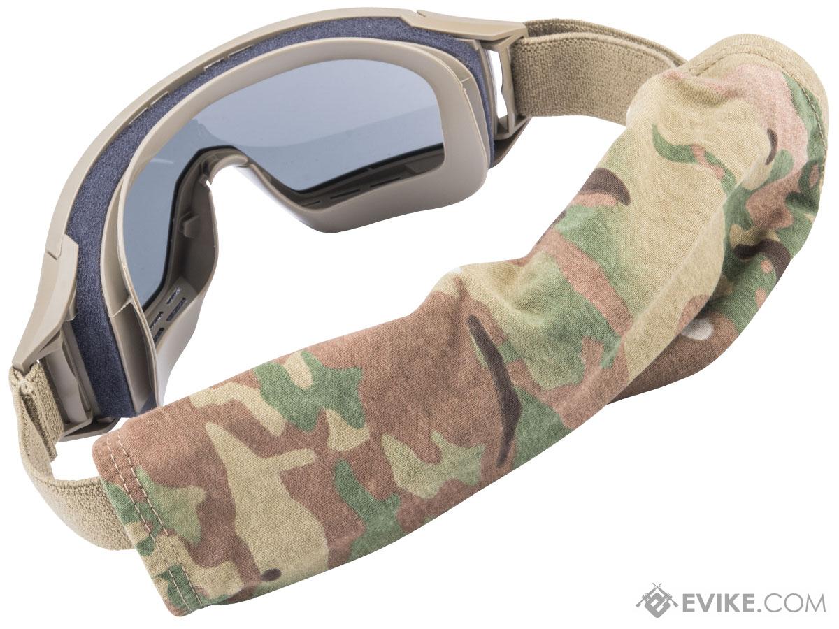 Revision Desert Locust® Ballistic Goggles US Military Kit (Color: Tan 499  Frame / Clear & Smoke Lens)