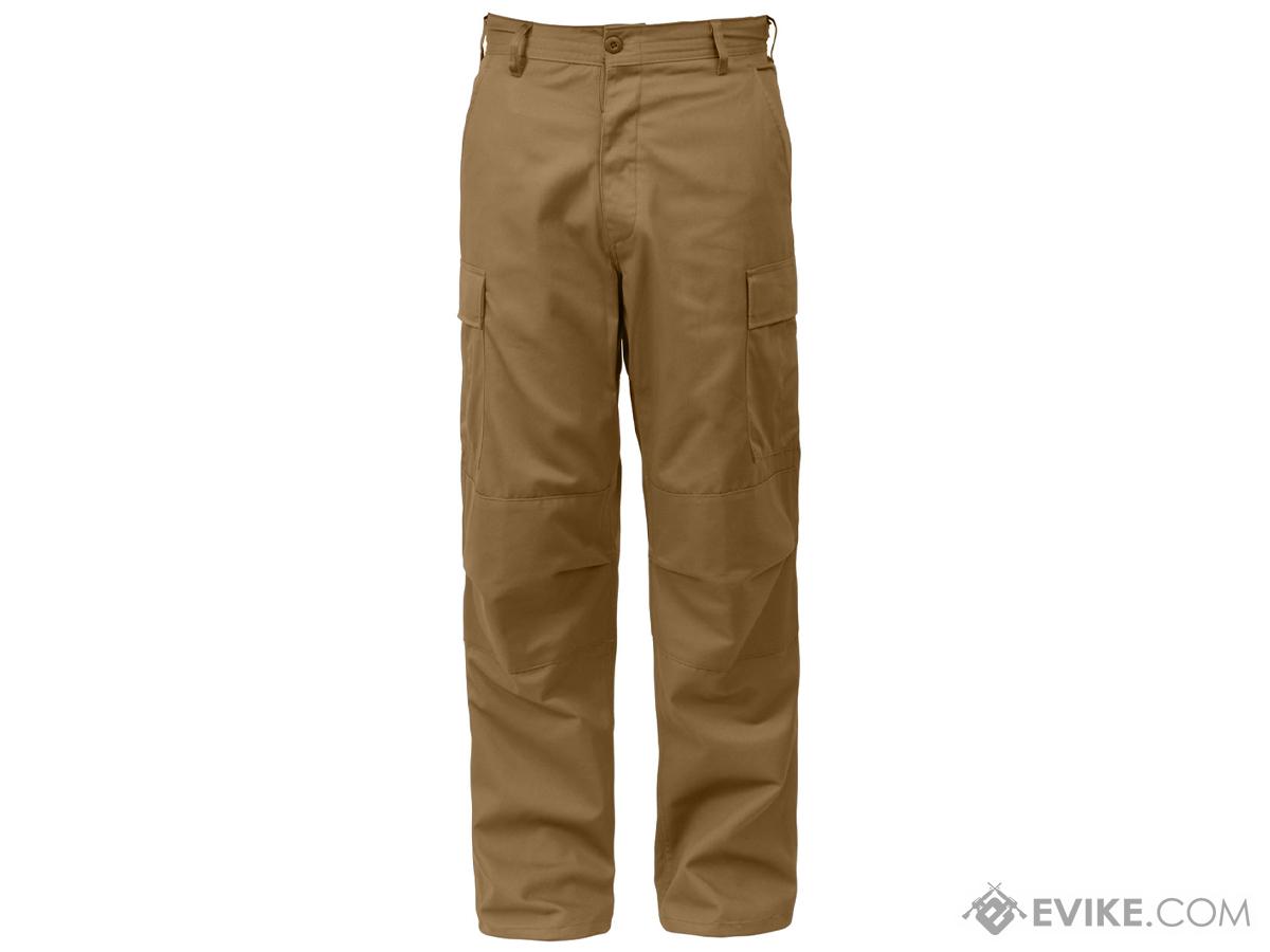 Rothco Relaxed Fit Zipper Fly BDU Pants (Color: Coyote Brown / Large ...