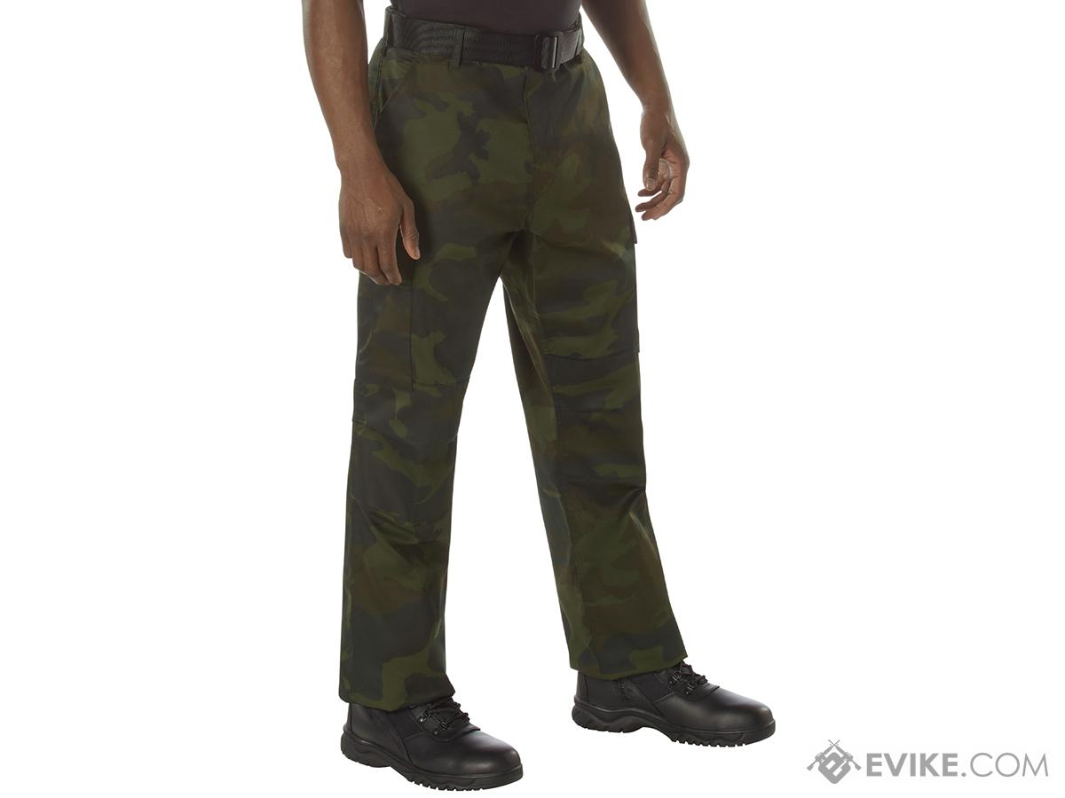 Rothco Midnight Camo Tactical BDU Pants (Model: Woodland / Medium)