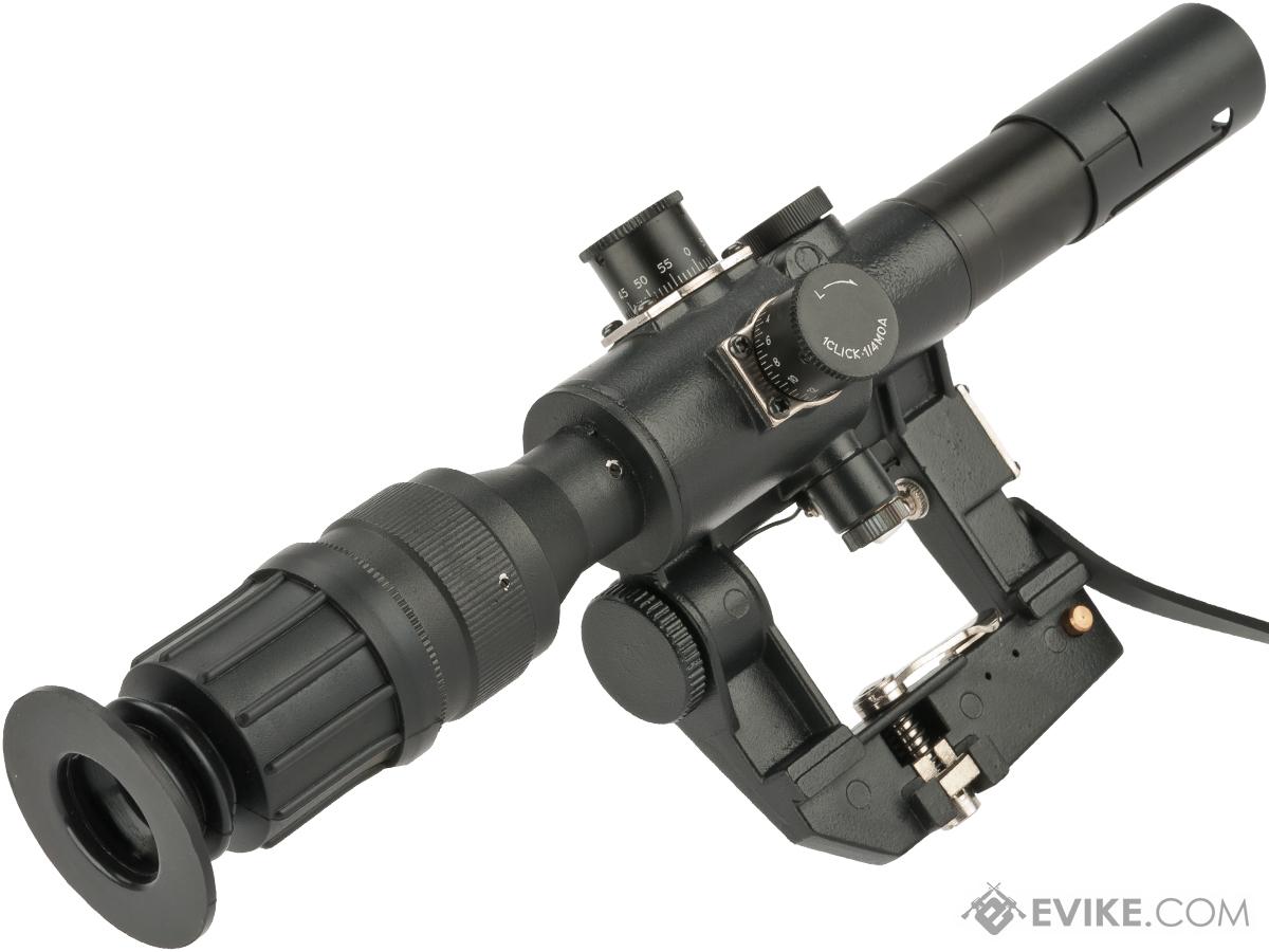 Matrix Illuminated 4x24 PSO1 Type Scope for Dragonov SVD Sniper Rifle