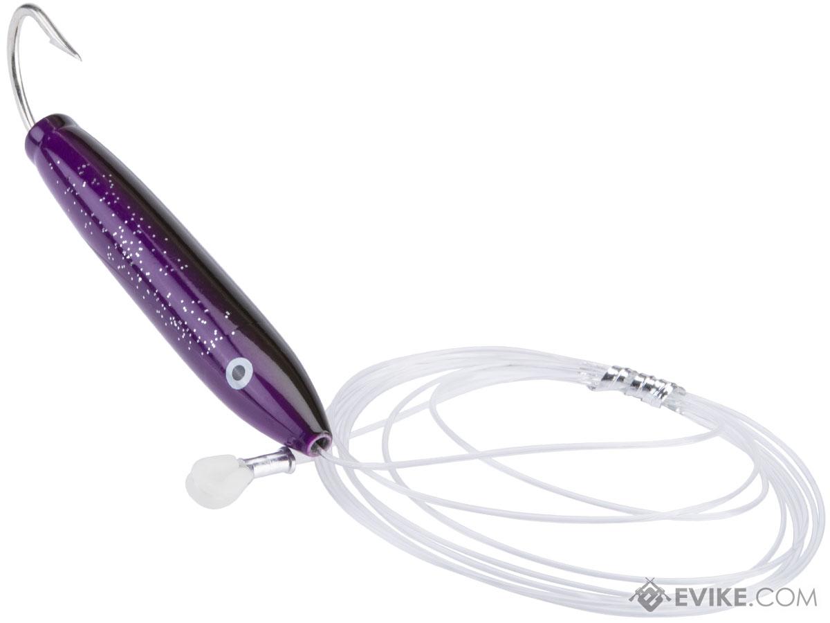 Sea Striker Cedar Plug Fishing Lure (Style: Purple / 4 Rigged