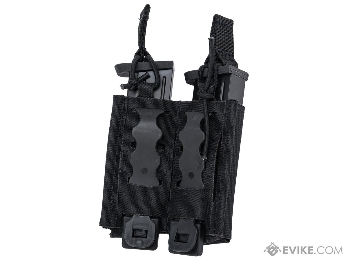 Sentry Staggered Column Double Pistol Magazine Pouch (Color: Black ...
