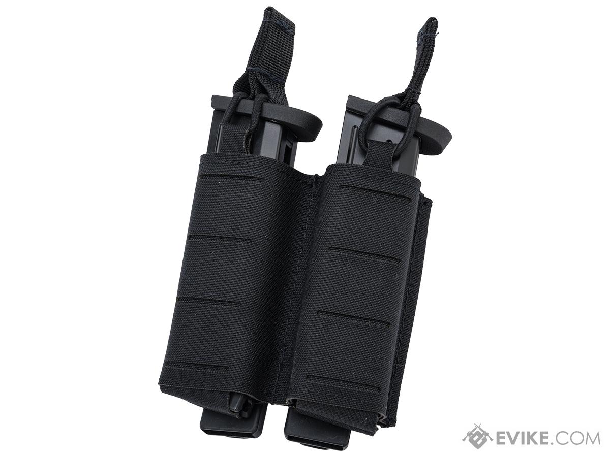 Sentry Staggered Column Double Pistol Magazine Pouch (Color: Black ...