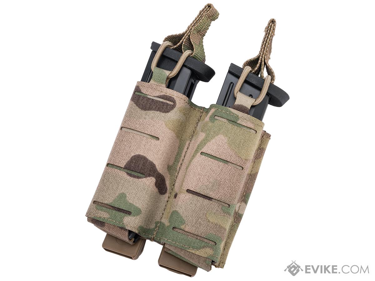 Sentry Staggered Column Double Pistol Magazine Pouch Color Multicam Tactical Gear Apparel Pouches Mag Pouches Pistol Evike Com Airsoft Superstore - sentry point roblox suppressed pistol