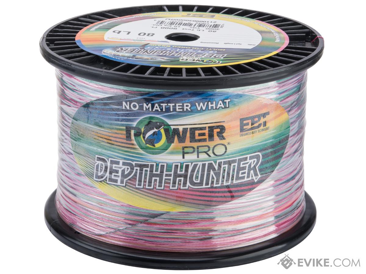 PowerPro Depth-Hunter Offshore Multi-Color Braided Fishing Line (Model:  80lbs / 3000yds)