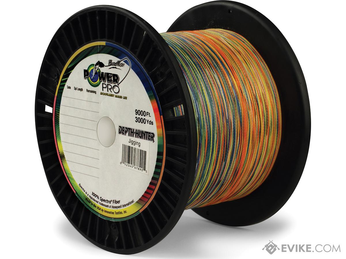 Power Pro Spectra Fiber Depth-Hunter Multi Color Braided Fishing Line ( Test: 50 Pounds / 3000 Yards), MORE, Fishing, Lines -  Airsoft  Superstore