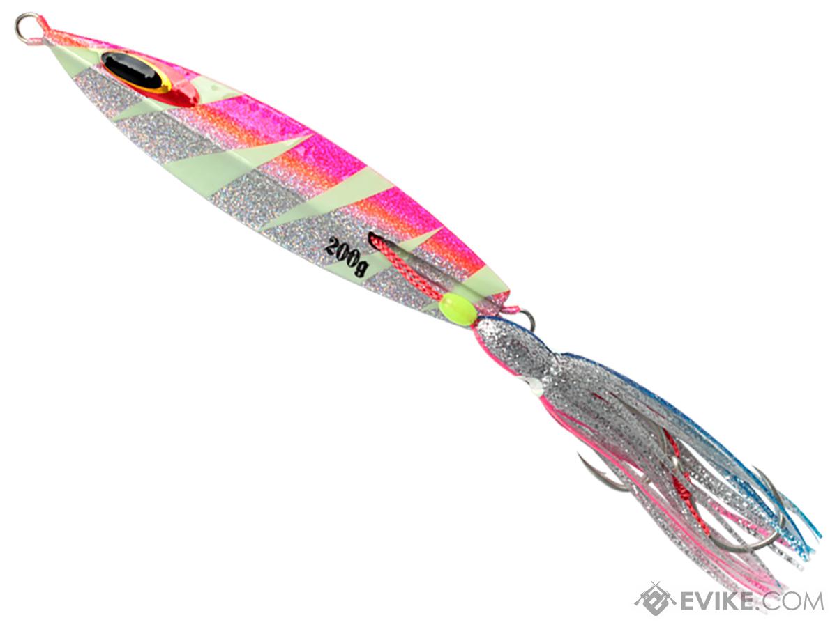 Sea Falcon Drain Inchiku Deep Sea Fishing Jig (Color: Lightning Glowing Pink / 200g)