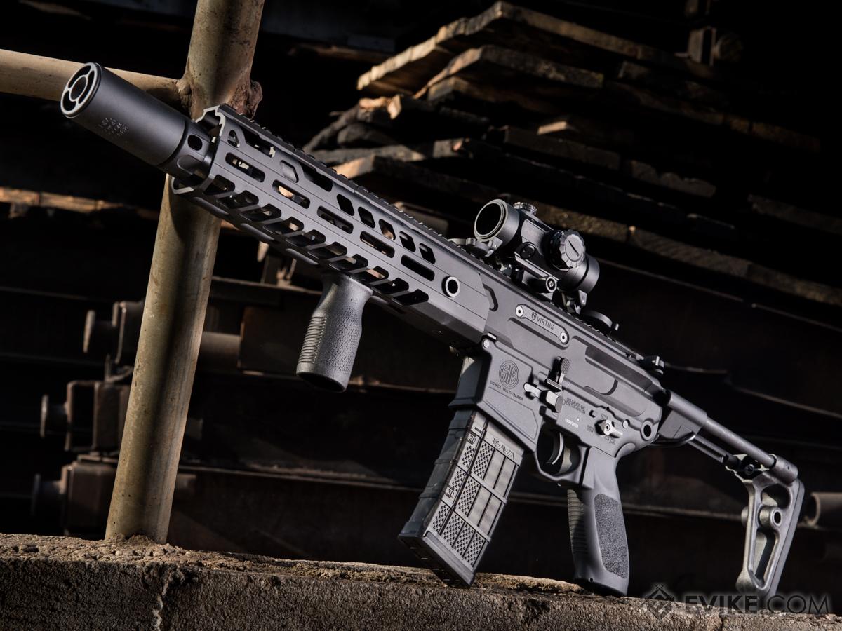 安い特価SIG SAUER ProForce MCX VIRTUS SBR LVAWハンドガードカスタム 予備マガジン多数付き 電動ガン