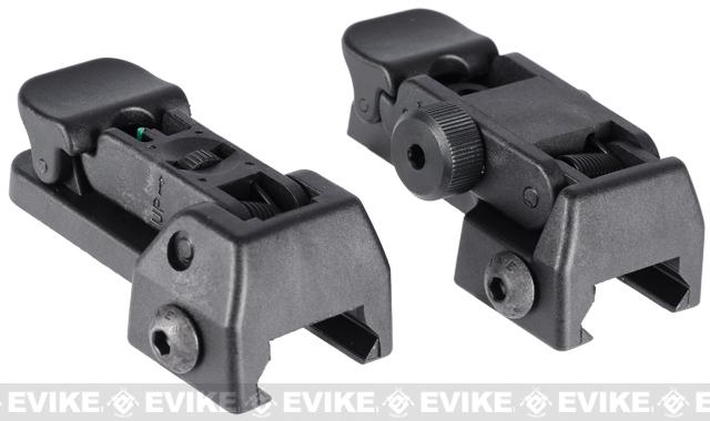 KJW KC02 Type Precision Front & Rear Flip-up Sight Set