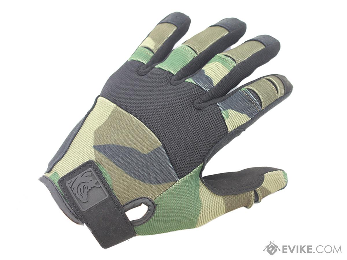 PIG FDT Alpha Full Dexterity Tactical Gloves (Color: Woodland / Medium)