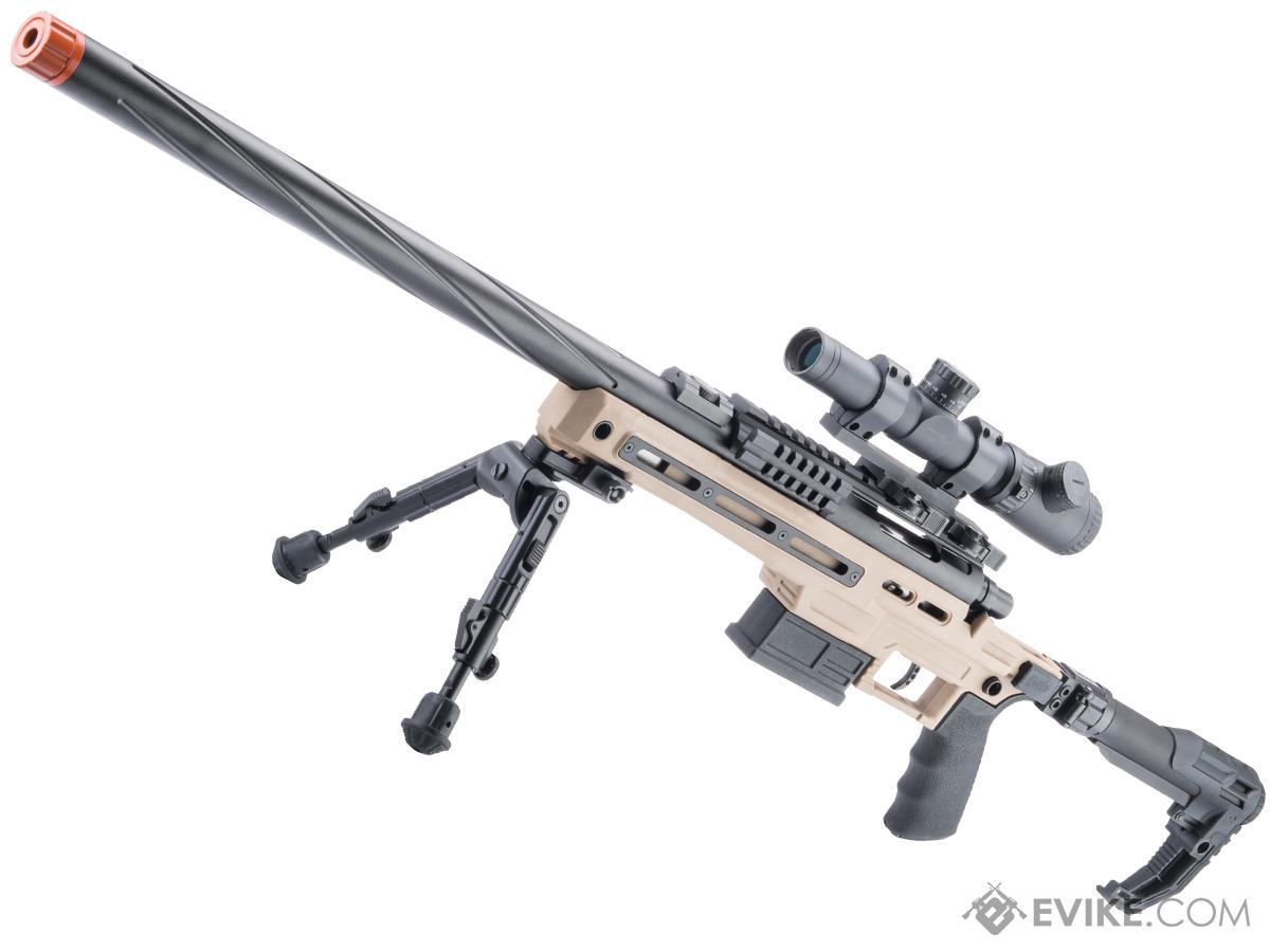 Slong Airsoft CSR-10 Airsoft Sniper Rifle (Model: Full Size / Tan)