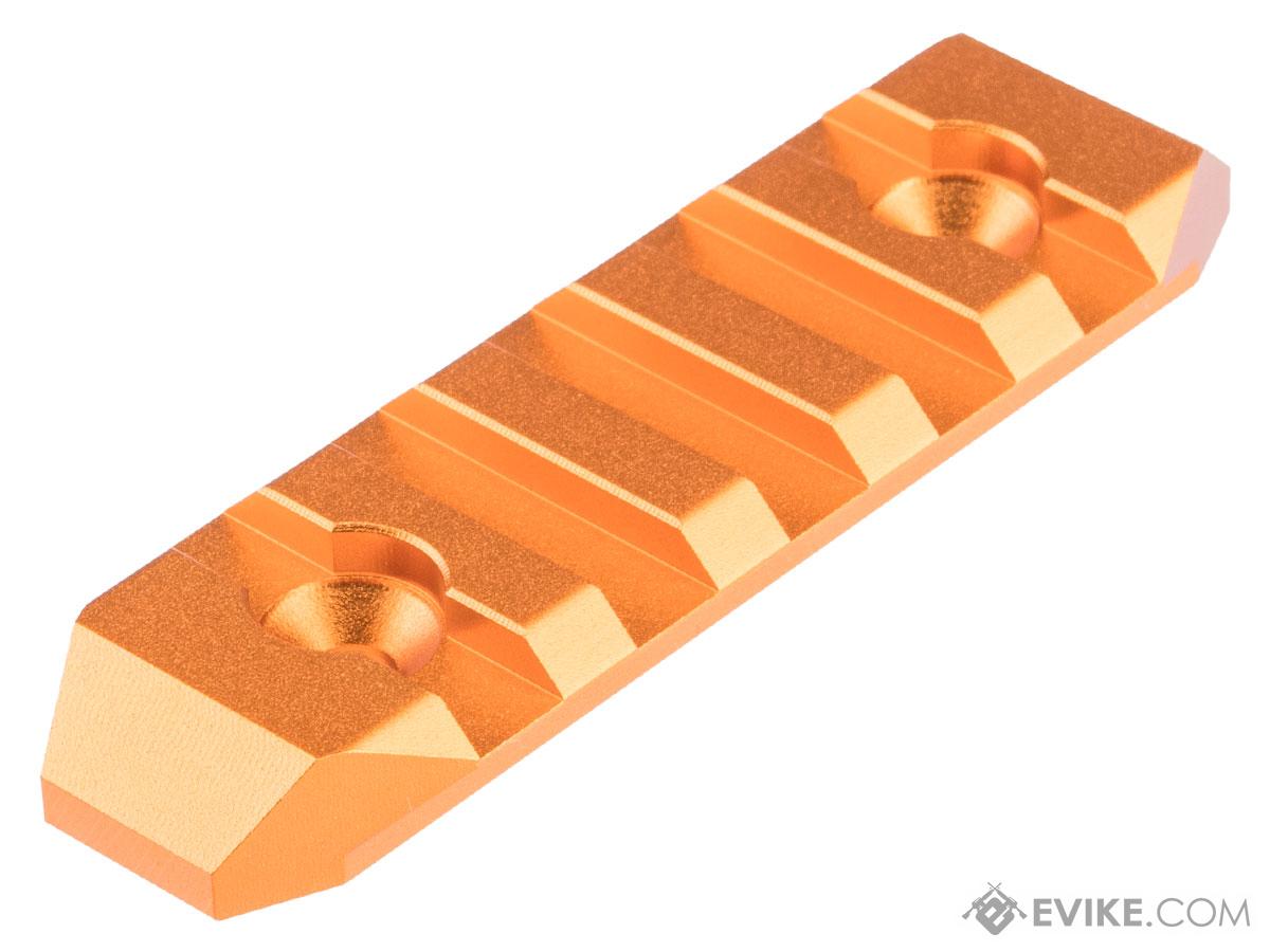 Slong Airsoft CNC Aluminum M-LOK Rail Segment (Model: 5 Slot / Orange)