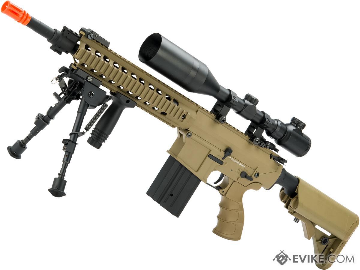 Matrix Full Size SR25-K Precision Rifle Airsoft AEG (Model: Metal ...