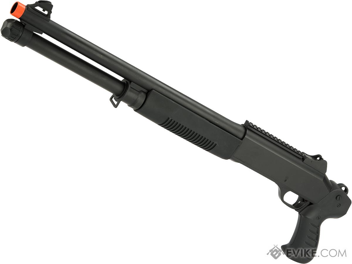 S&T Pump Action Tri-Shot Pistol Grip M4 Shotgun, Airsoft Guns, Airsoft  Shotguns -  Airsoft Superstore