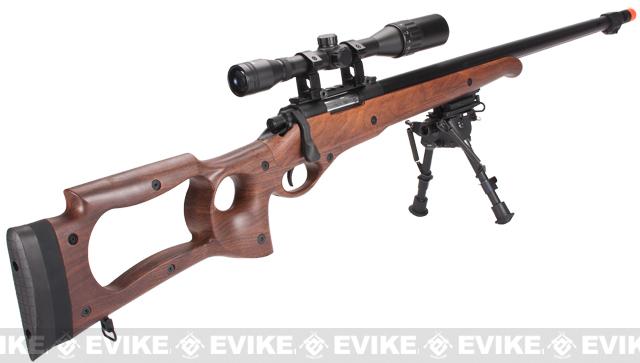 Matrix M70 Airsoft Bolt Action Sniper Rifle - Imitation Wood, Airsoft ...