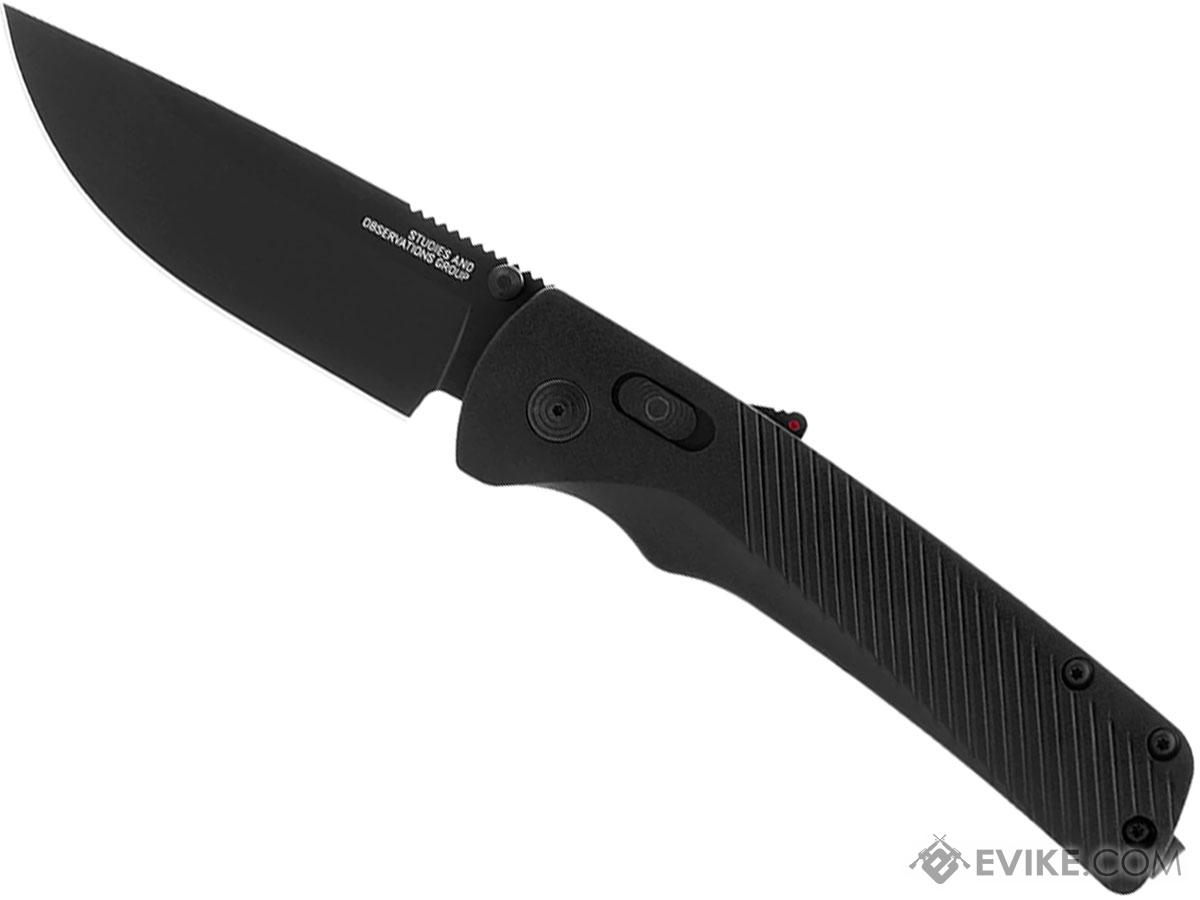 SOG Knives Flash AT Folding Knife (Color: Blackout)