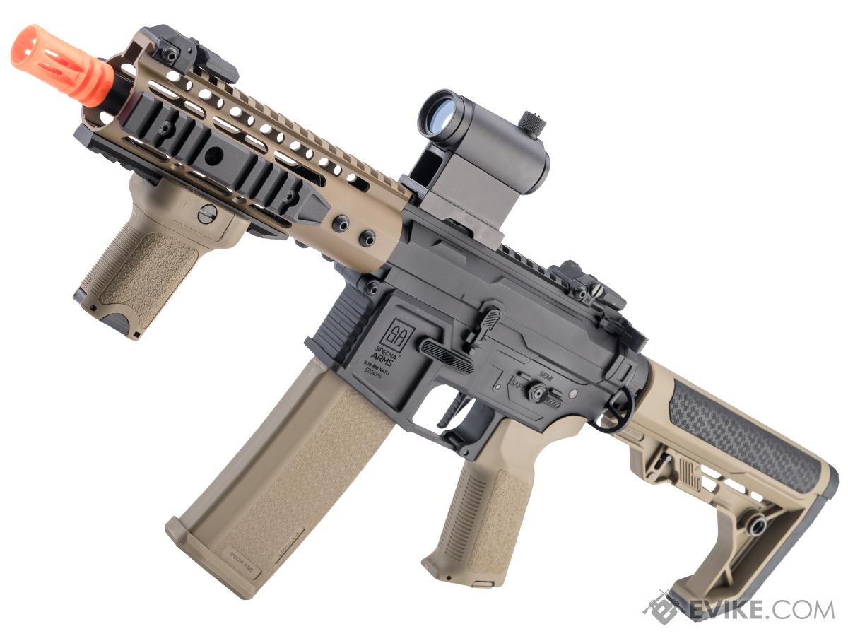 Specna Arms EDGE Series E-12 ETU Airsoft AEG Rifle w/ HAL MOSFET (Color: Black & Tan)