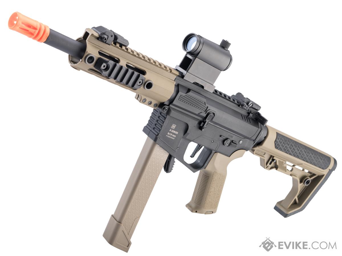 Specna Arms X-Series FLEX ETU Airsoft AEG Submachine Gun w/ HAL MOSFET (Color: Black & Tan)