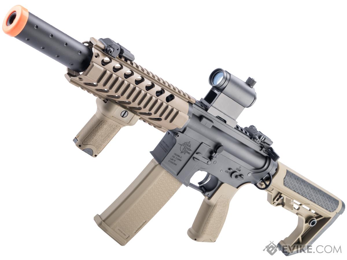 Specna Arms EDGE Series M4 AEG w/ HAL MOSFET (Model: M4 CQB Suppressed / 2-Tone Black & Tan)