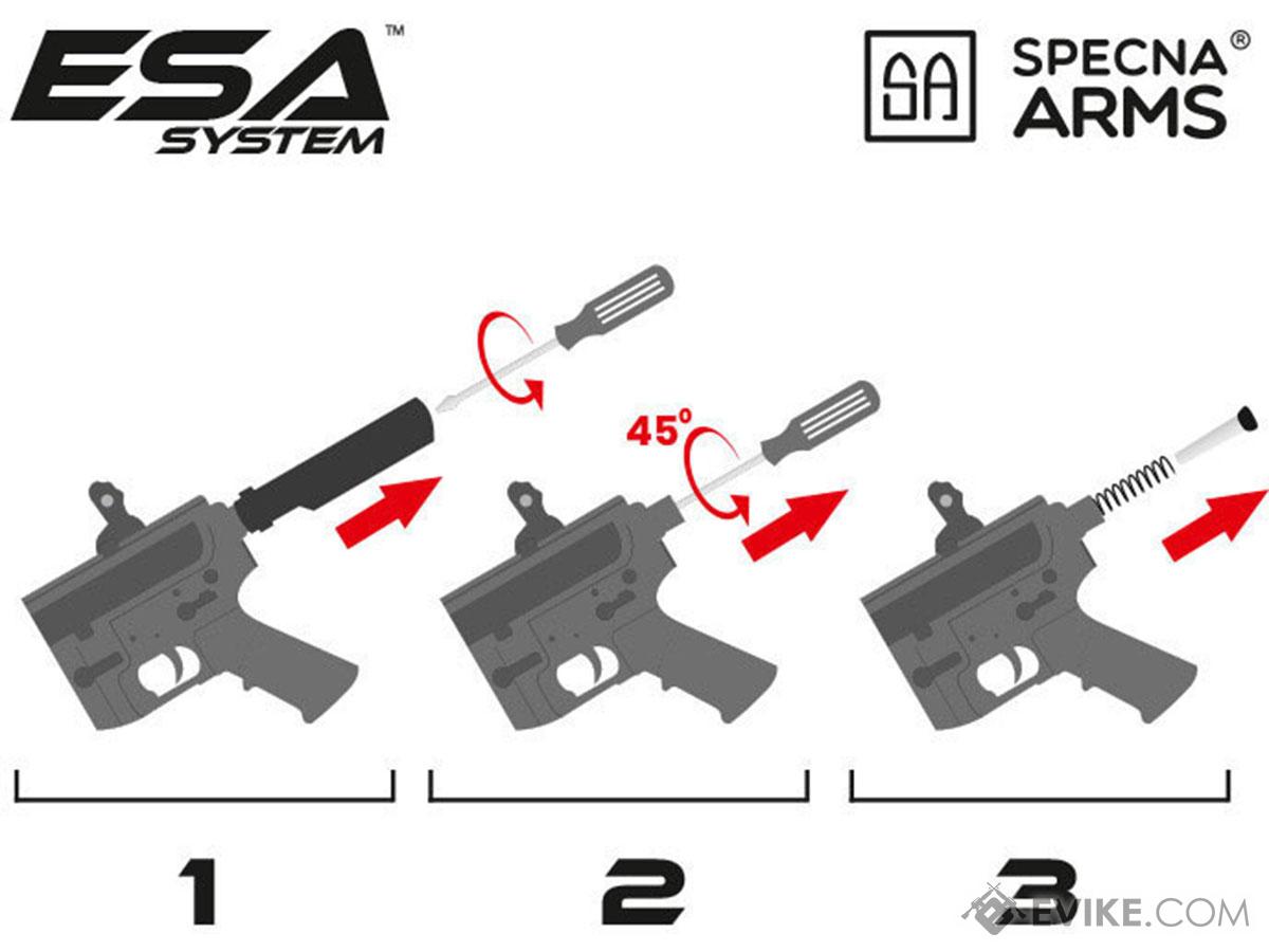 Rifle de Airsoft AEG M4 Carbine SA-C02 Black Core - Specna Arms -  Ventureshop