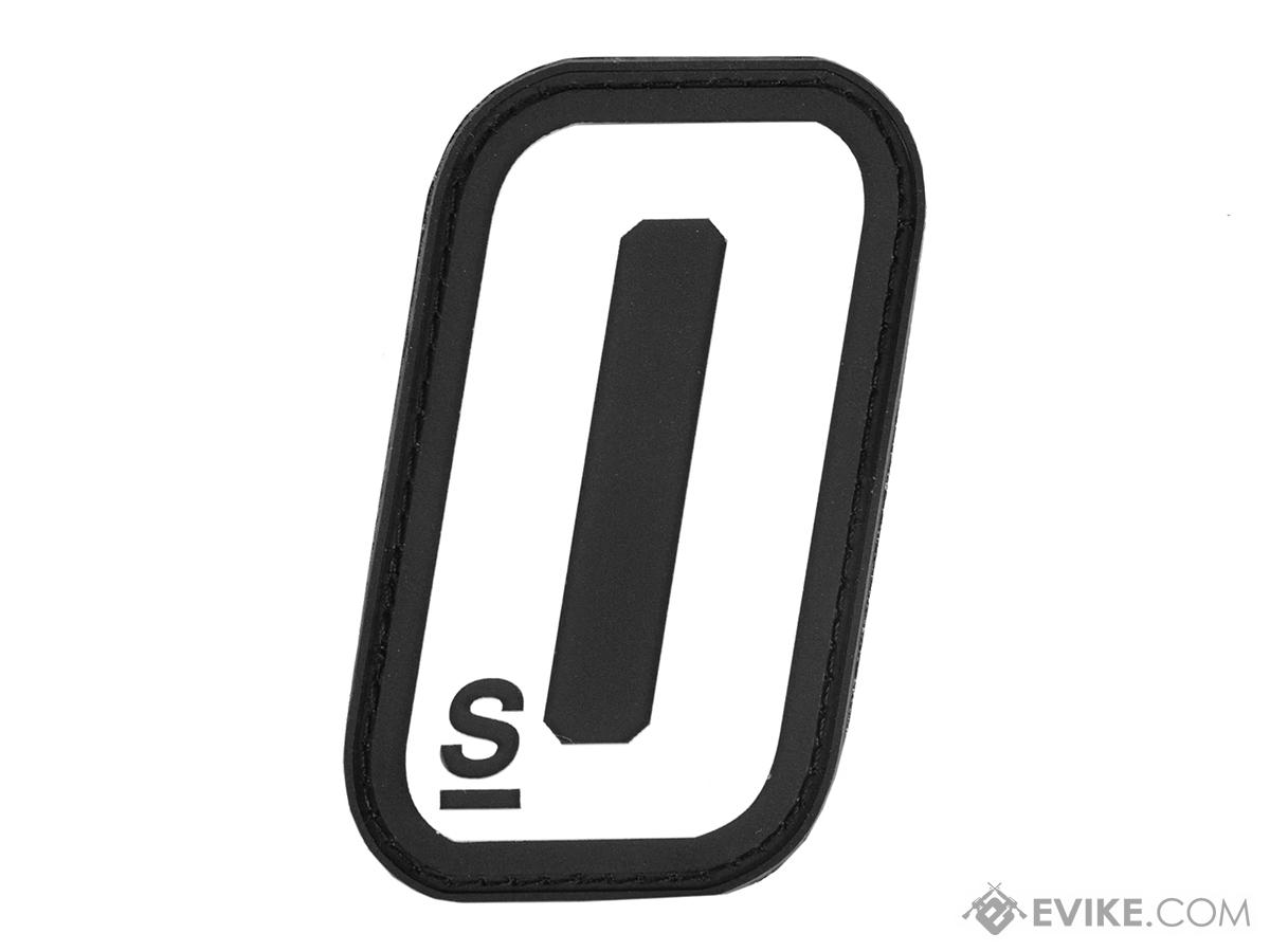 SpeedQB PVC Hook & Loop Numbers Series Glow In The Dark Patch (Number: 0)