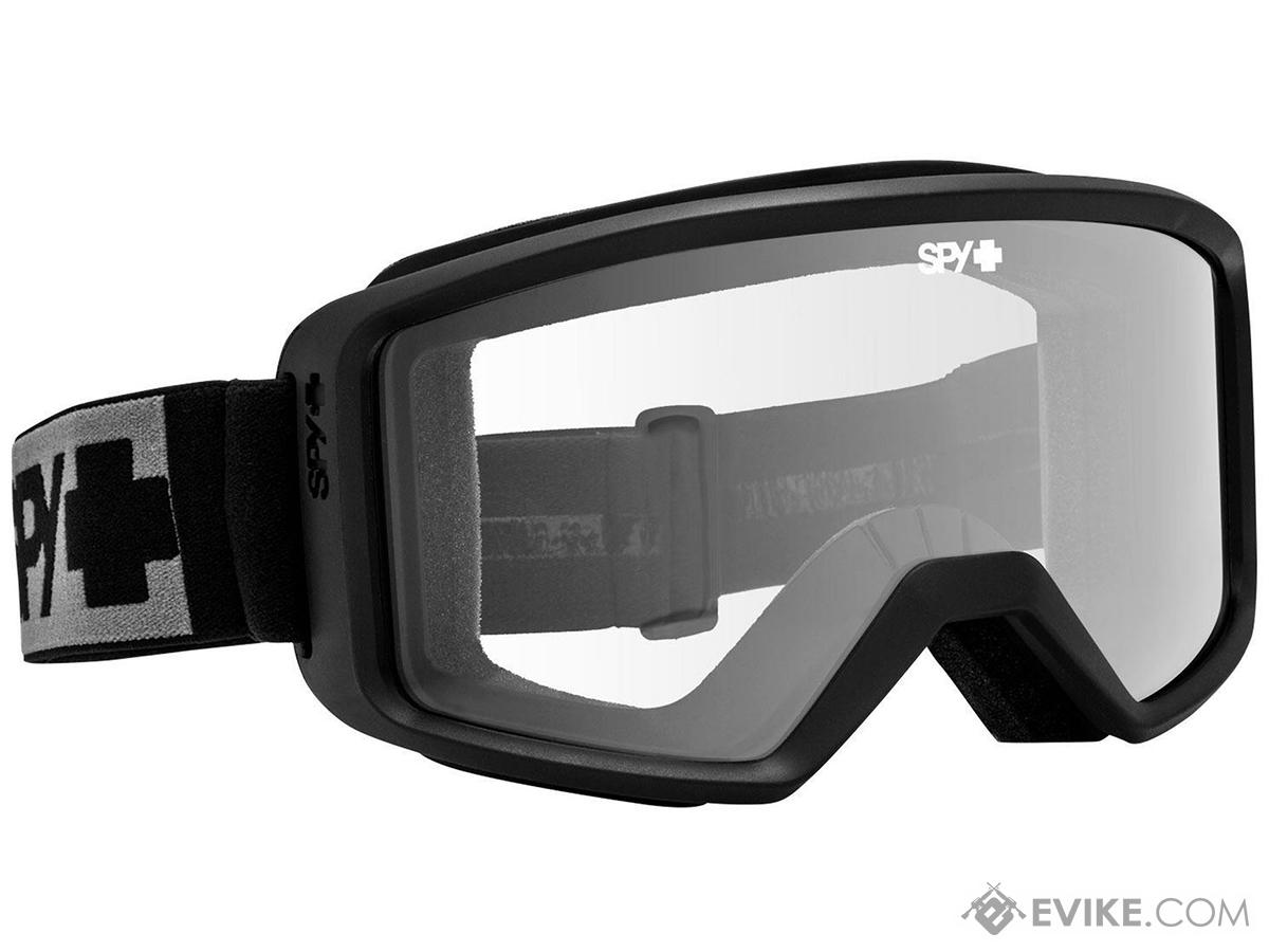 Spy Optic Shield ANSI Z87.1 Goggles (Color: Black Frame / Clear Lens)