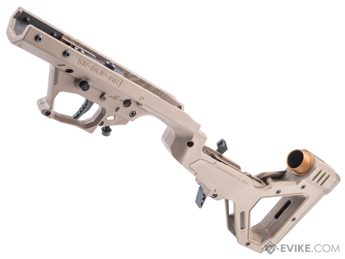 SRU SARB-15 Bullpup Chassis Conversion Kit for Airsoft Gas Blowback AR-15 Rifles (Color: Tan)