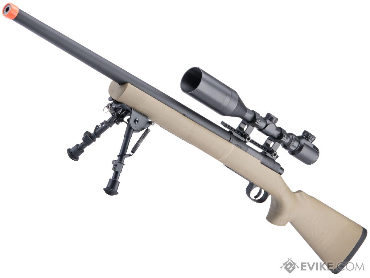 S&T M700 Sportline Bolt Action Sniper Rifle (Color: Tan)