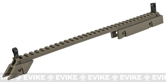 UFC G36 Extendable Folding Stock and Upper Sight Rail Set (Color: Dark Earth)