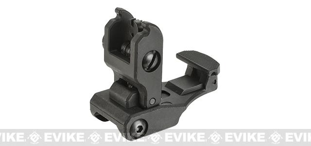 S&T Rear Flip-Up Folding Back Up Sight (Color: Black)