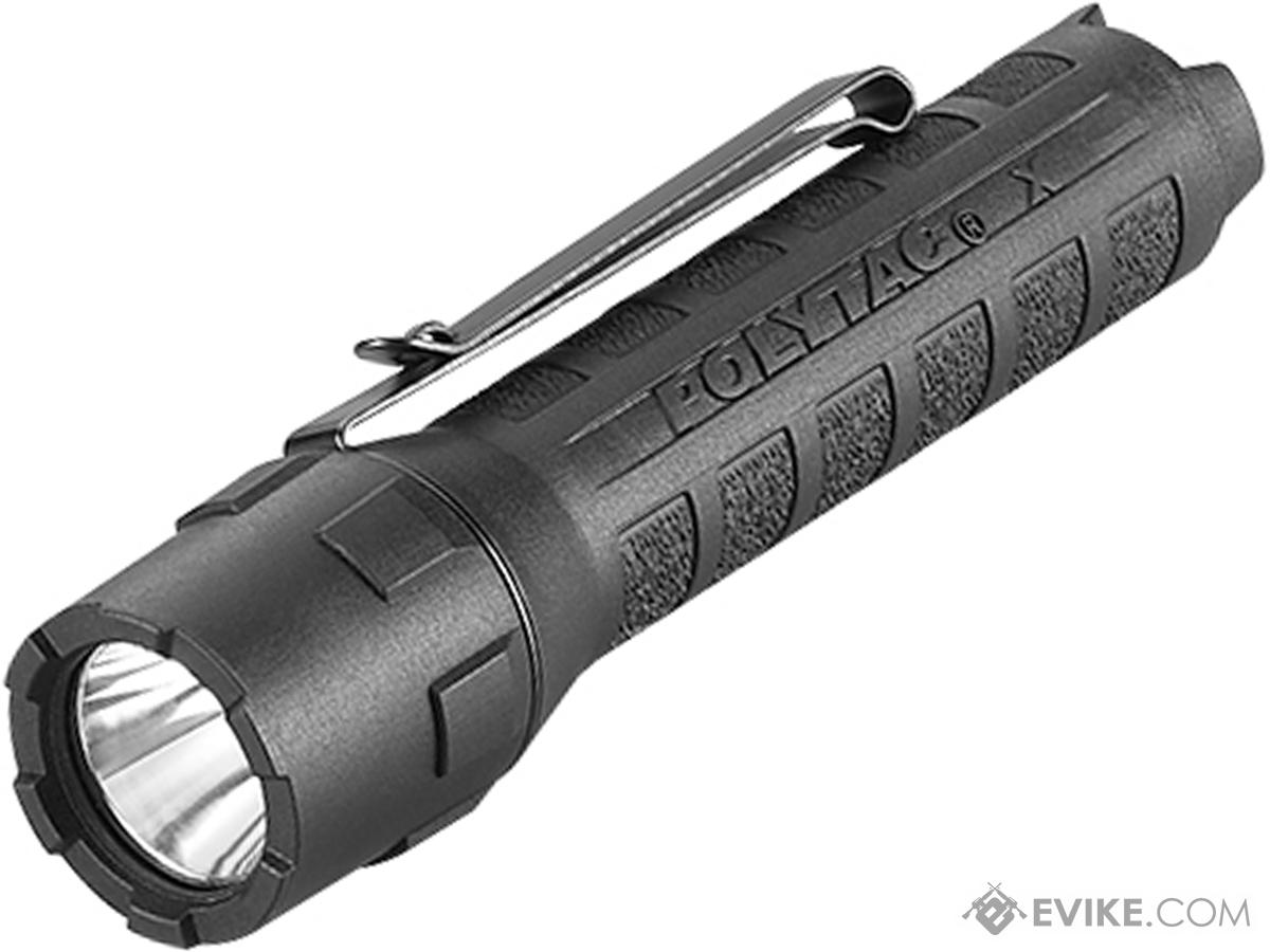 Streamlight PolyTac X USB 600 Lumen Flashlight w/ Rechargeable 18650 Lithium Ion Battery (Color: Black)